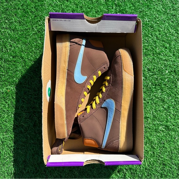 Nike SB Bruin Hi PRM Wss Light Chocolate / Light Blue - Picture 6 of 14
